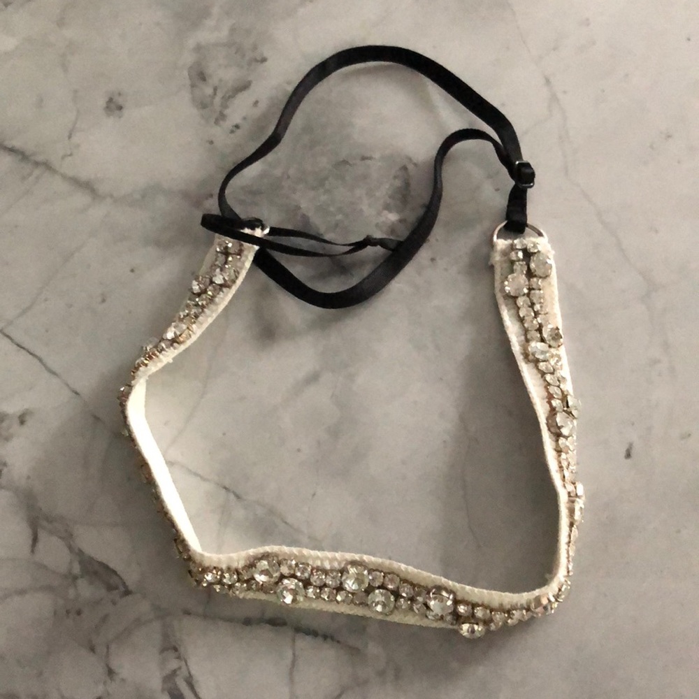 White Crystal Headband